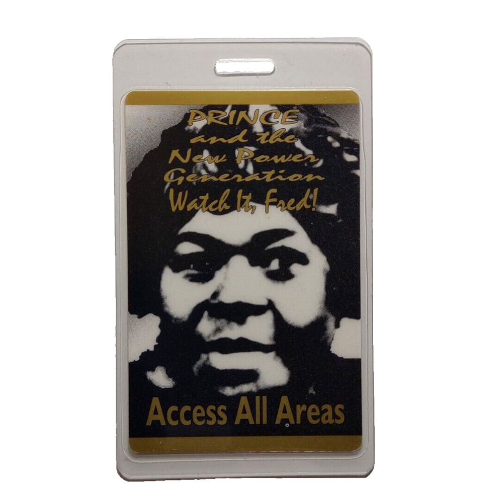 Prince And The New Power Generation UNUSED Backstage Pass Original 1992 Funk